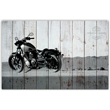 Панно с рисунком мотоцикл Creative Wood Мотоциклы Мотоциклы - Мото 13